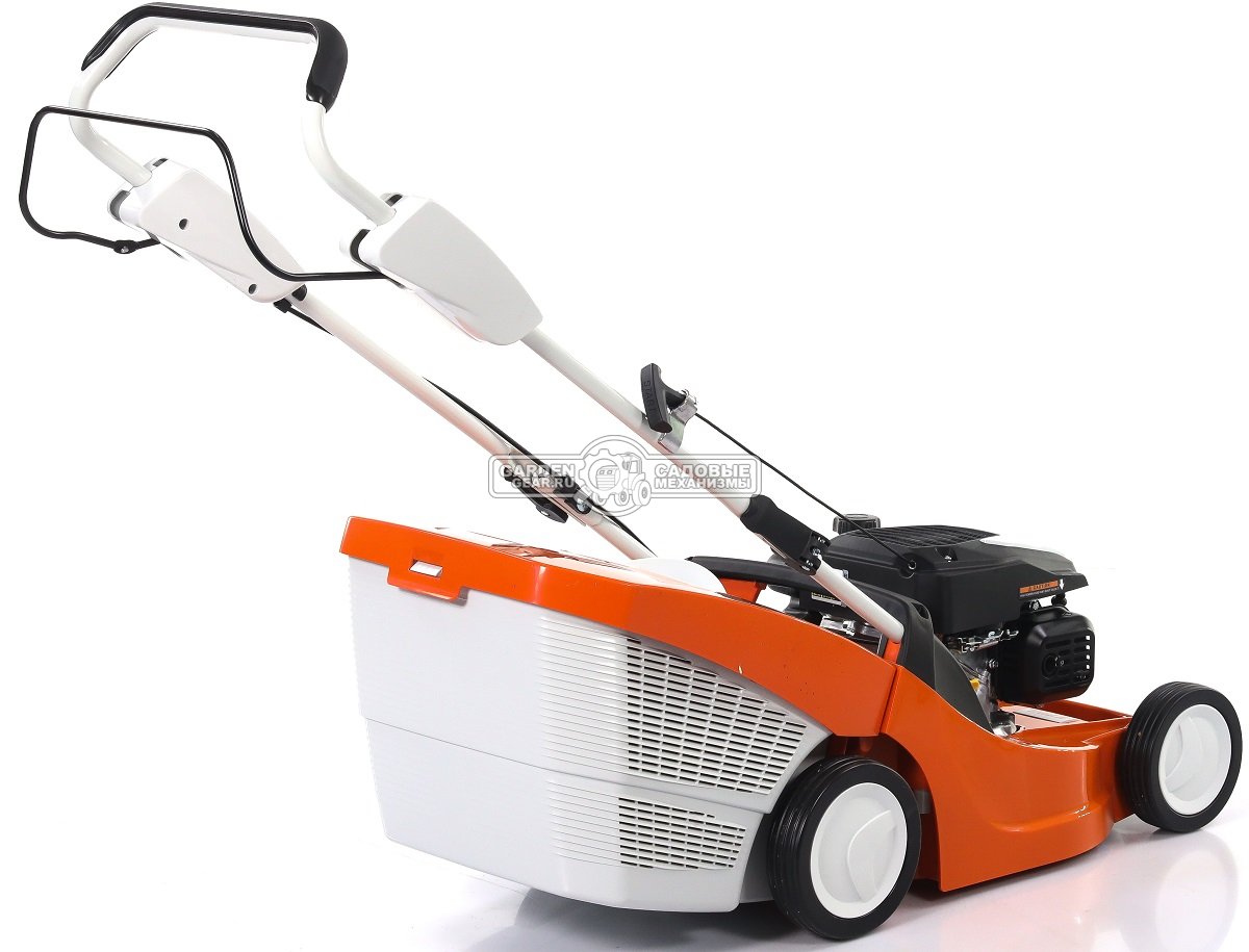 Газонокосилка бензиновая Stihl RM 443.1 (AUT, несамоходная, 41 см., Stihl EVC 200.3 C, 139 куб.см., пластик, 55 л., 25 кг.)