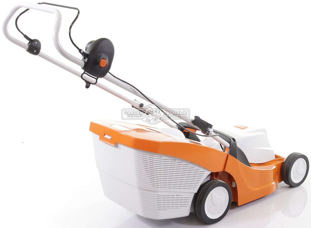 Газонокосилка электрическая Stihl RME 443.0 (AUT, 1500 Вт., 41 см., несамоходная, травосборник 55 л., пластик, 20 кг.)