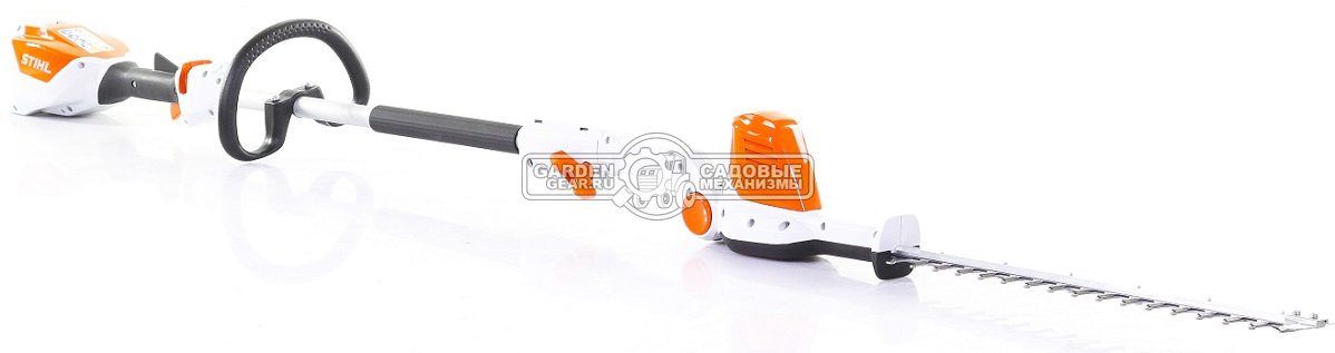 Кусторез аккумуляторный удлиненный Stihl HLA 56 SET c AK20 и AL101 (GER, Compact 36В, 210 см., длина реза 45 см., расстояние между зуб 30 мм, 5 кг.)