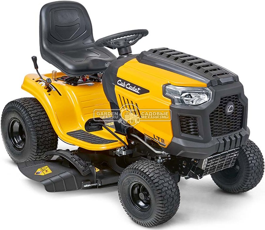 Садовый трактор Cub Cadet LT2 NS92 (USA, Cub Cadet, 439 куб.см., гидростатика, боковой выброс, ширина кошения 92 см, 150 кг)