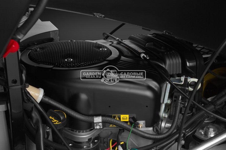 Коммерческий газонокосильный райдер Caiman Gito 2WD FDС с декой 112 см. (ITA, B&S Vanguard, 627 куб.см, травосборник 280 л. с электроприводом, 390 кг)