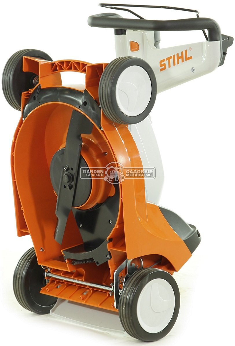 Газонокосилка электрическая Stihl RME 443.0 C (AUT, 1500 Вт., 41 см., несамоходная, травосборник 55 л., пластик, монорукоятка, 22 кг.)