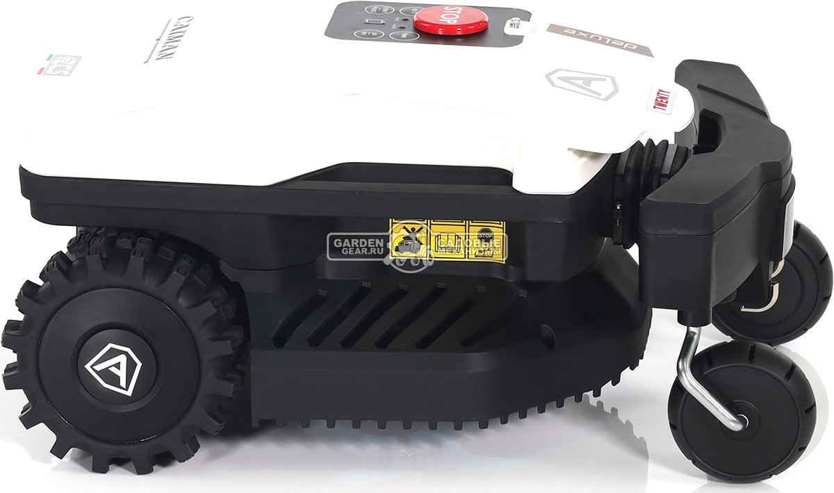 Газонокосилка робот Caiman Ambrogio Twenty Deluxe (ITA, площадь газона до 700 м2, нож 18 см., Bluetooth, произвольное движение, вес 7,2 кг.)