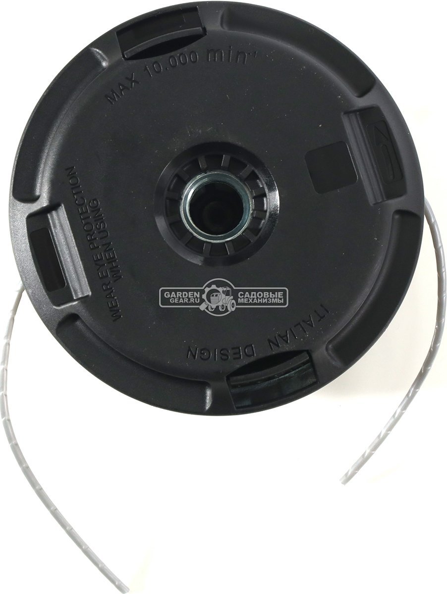 Триммерная головка универсальная Caiman Tap&Go 109 мм. для бензокос 25-33 см3 (адаптеры в комплекте, леска 1,6-2,7 мм.)