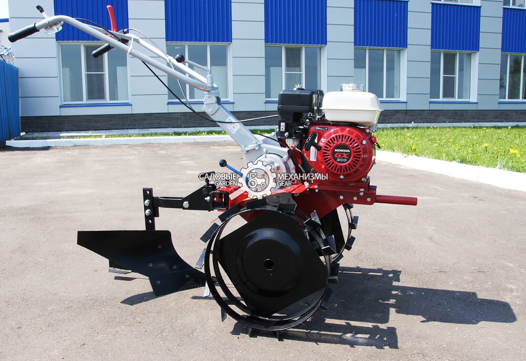 Мотоблок Lander / Пахарь МКМ-3-ДК7 Dinking 7.0 (RUS, колеса 4.00х8, 198 см3., 6.5 л.с., 73 см., 2 вперед/1 назад, 67 кг.)