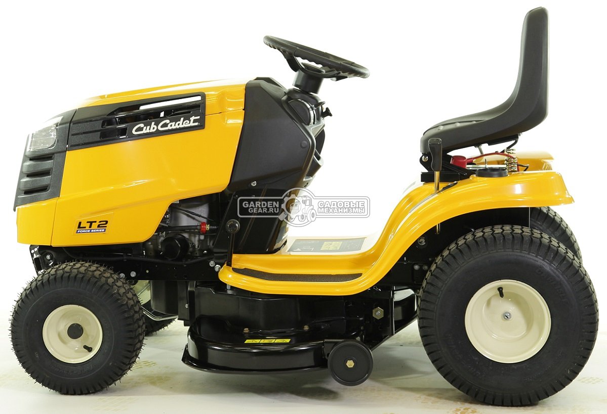 Садовый трактор Cub Cadet LT2 NS96 (USA, Cub Cadet, 439 куб.см., гидростатика, боковой выброс, ширина кошения 96 см., 150 кг.)