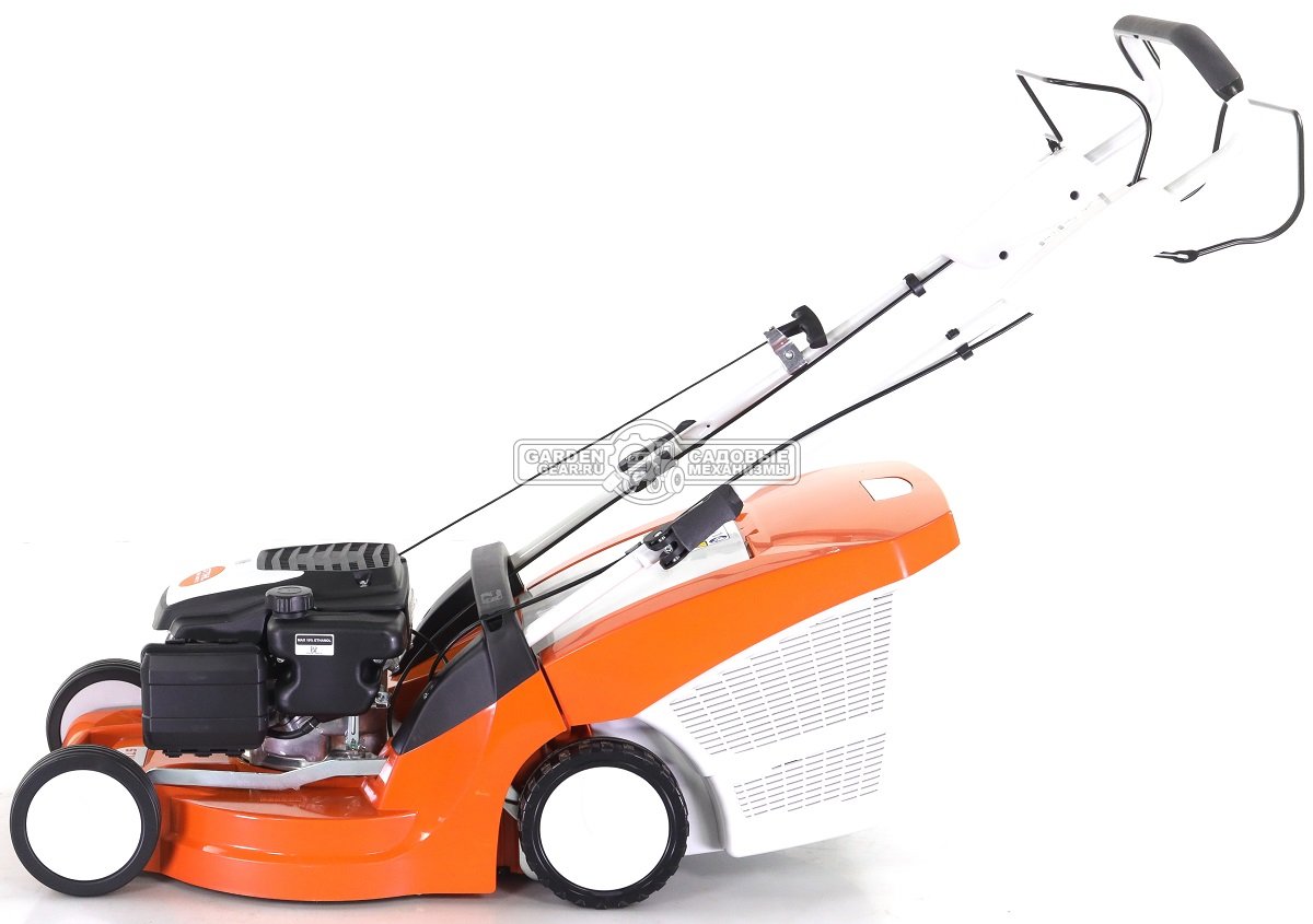 Газонокосилка бензиновая Stihl RM 448.1 TX (AUT, самоходная задний привод, 46 см., Stihl EVC 200.3 C, 139 куб.см., пластик, 55 л., 27 кг.)