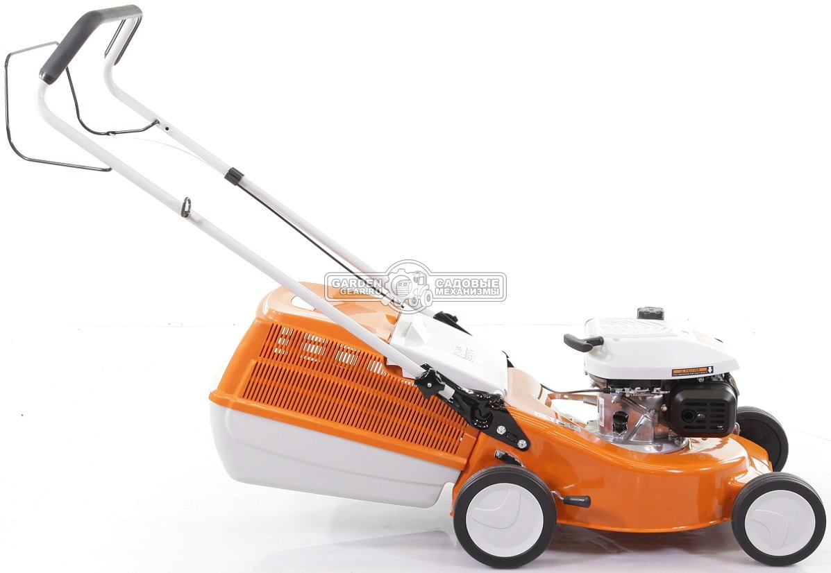 Газонокосилка бензиновая Stihl RM 248.0 (AUT, 46 см., несамоходная, Stihl EVC 200.2, 139 куб.см., сталь, 55 л., 26 кг.)