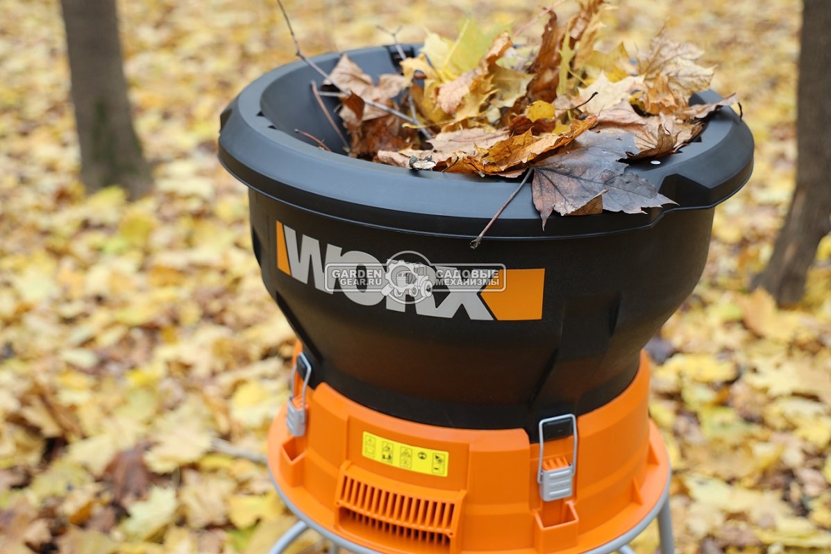 Садовый измельчитель листвы электрический Worx WG430E (PRC, 1200 Вт, 9 кг)