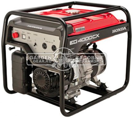 Бензиновый генератор Honda EG 4000 CXRHC (PRC, Honda GX270, 270 см3, 3.2/3.6 кВт, 24 л, 71 кг)