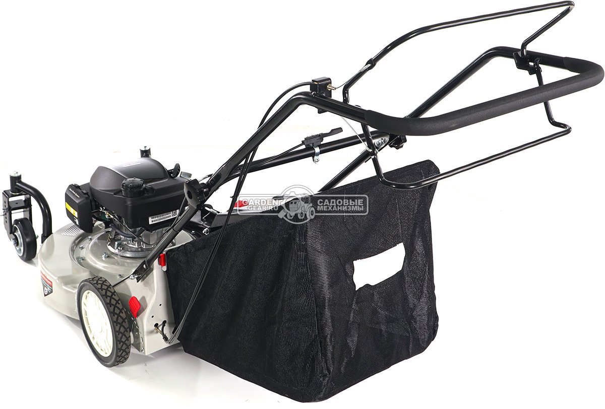 Газонокосилка бензиновая ZimAni LM66 Pro с рояльными колесами (PRC, 66 см, Honda GCV200, 201 см3, травосб. 100 л, сталь, 3 в 1, BBC тормоз ножа,77 кг)
