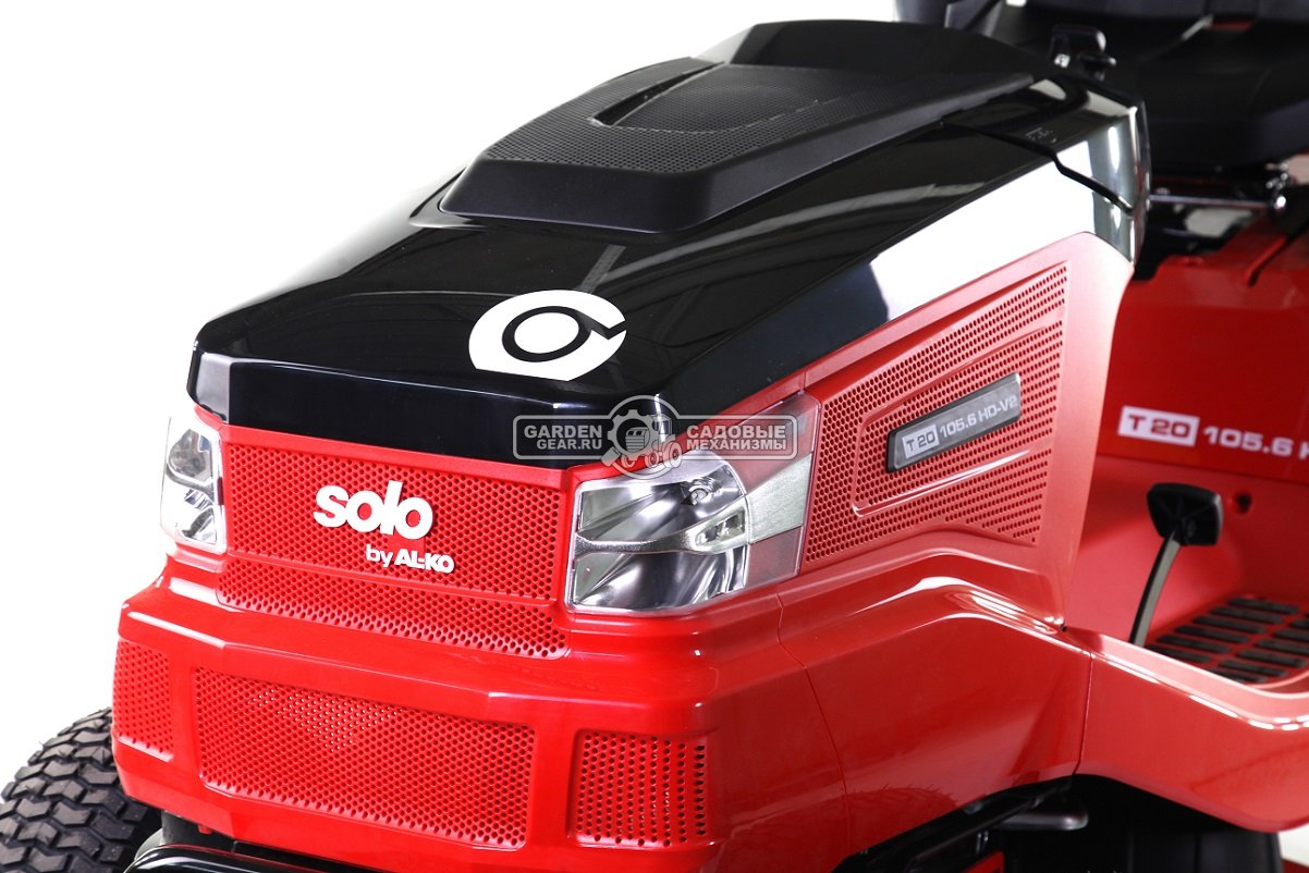 Садовый трактор Solo by Al-ko T 20-105.6 HD V2 Premium (AUT, 105 см, B&S Intek 7200 V-Twin, 656 см3, гидростатика, травосборник 310 л, 279 кг)