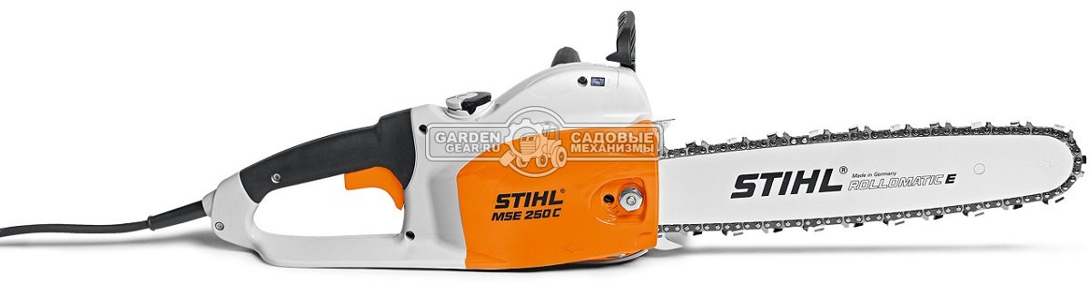 Электропила Stihl MSE 250 C-Q 16&quot; (GER, 2,5 кВт., рукоятка с мягким покрытием, светодиодный индикатор перегрузки, 3/8&quot;, 1,6 мм., 60E, 5,7 кг.)