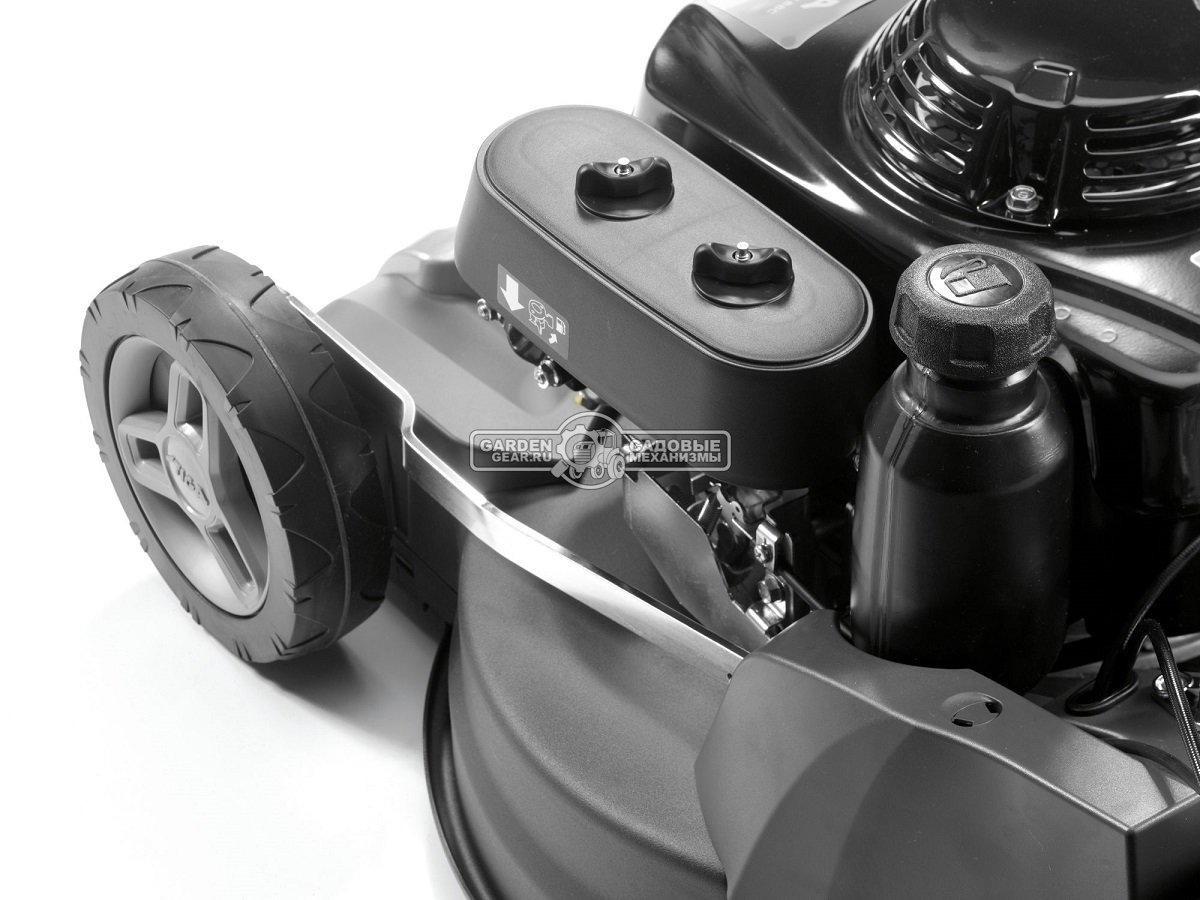 Газонокосилка бензиновая Stiga Twinclip 55 S-R H BBC (SVK, 53 см., Honda GXV160 OHC, 163 куб.см, ролик, оцинк.сталь, тормоз ножа, 80 л., 2 в 1, 55 кг)