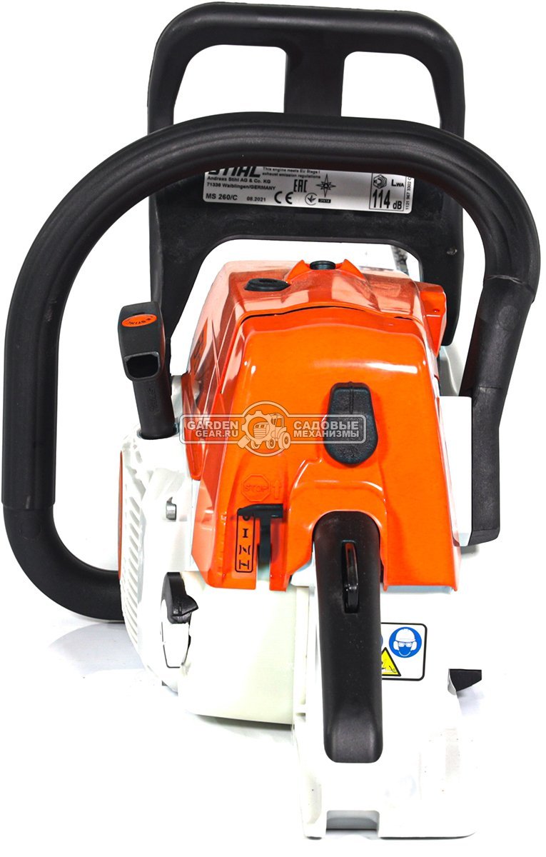 Бензопила Stihl MS 260 18&quot; (BRA, 50,2 куб.см., 2.6 кВт/3.5 л.с., ElastoStart, 0.325&quot;, 1.6 мм, 73E, 4.8 кг)