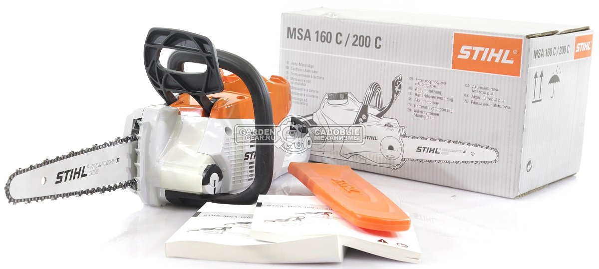 Аккумуляторная цепная пила Stihl MSA 200 C-B 14&quot; без АКБ и ЗУ (AUT, 36В Pro, 1/4&quot;P, 1,1 мм., 72E, 3,3 кг.)