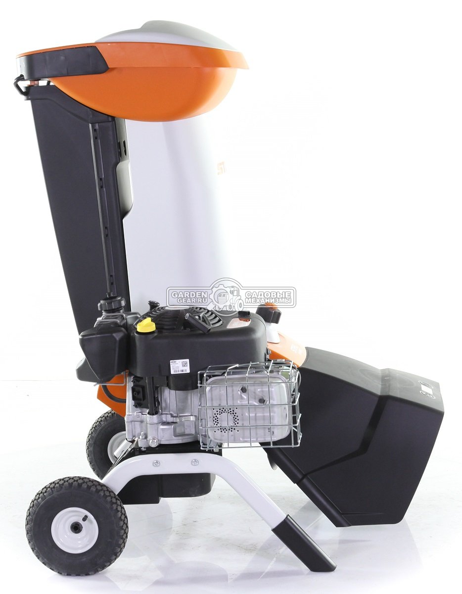 Садовый измельчитель веток бензиновый Stihl GH 460.0 C (AUT, B&S PowerBuilt 3155, 344 куб.см., ветки до 75 мм, воронка АТО 400 в комплекте, 78 кг.)