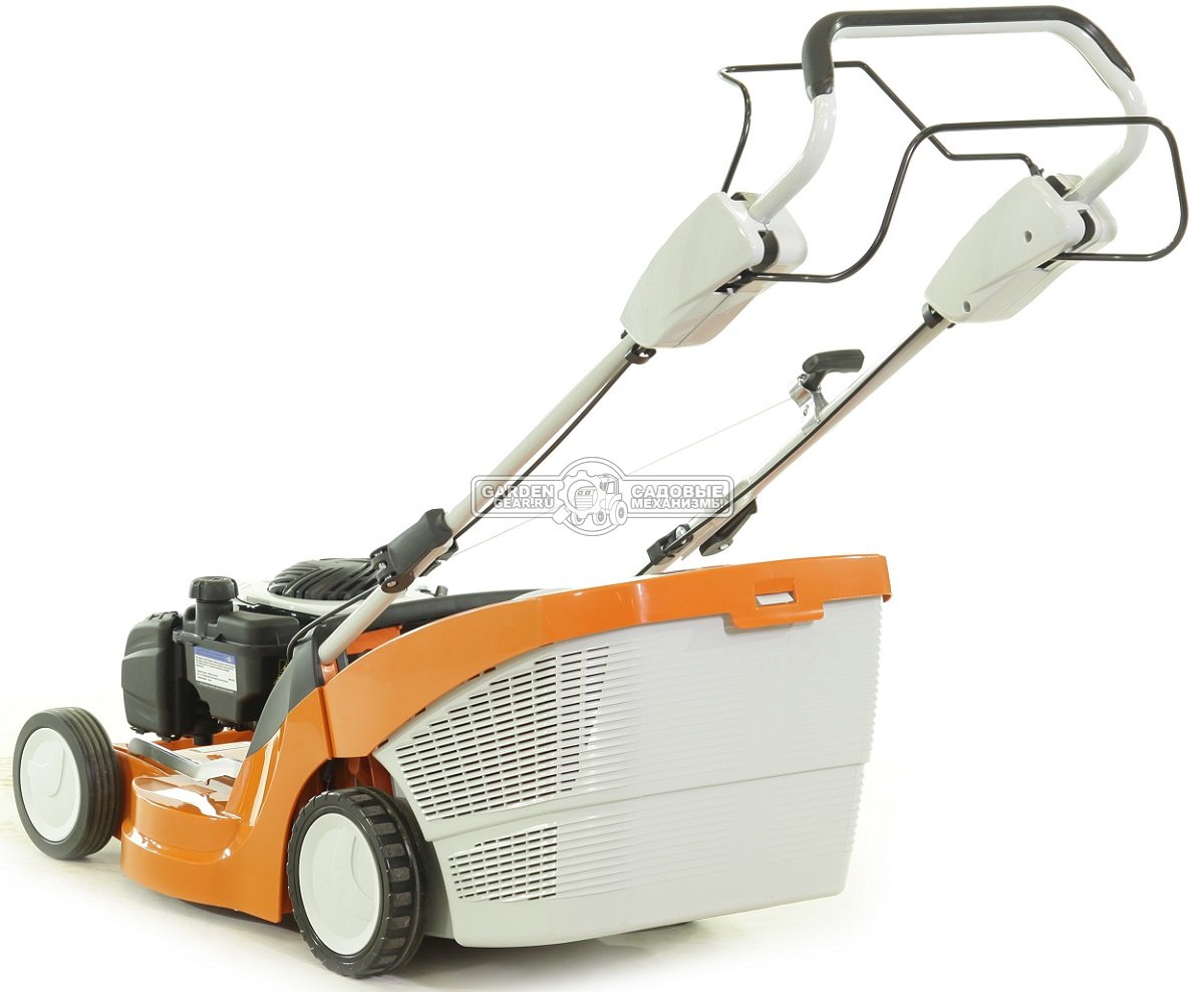 Газонокосилка бензиновая Stihl RM 448.0 TX (AUT, самоходная задний привод, 46 см., B&S 550 EX OHV, 140 куб.см., пластик, 55 л., 26 кг.)