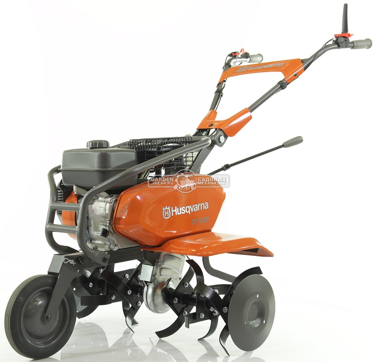 Культиватор Husqvarna TF 230 (PRC, Husqvarna, 196 куб.см., 2 вперед/1 назад, 60-75 см., 66,5 кг.)