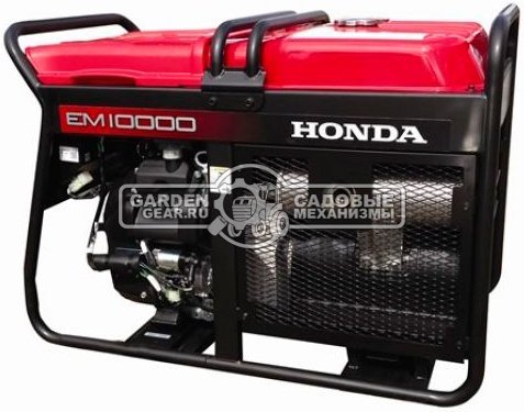 Бензиновый генератор Honda EM 10000 K1RHC (PRC, Honda GX630, 688 см3, 8.0/9.0 кВт, 31 л, эл/стартер, 162.3 кг)
