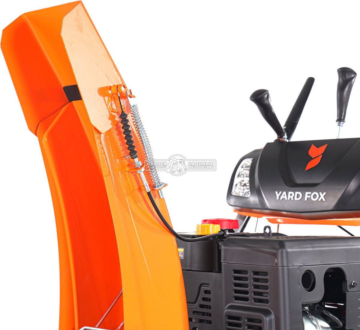 Снегоуборщик Yard Fox 6654ET Pro гусеничный (PRC, 66 см, Loncin, 302 см3, эл/стартер 220В, фара, подогрев рукояток, 3-х угольные гусеницы, 110 кг.)