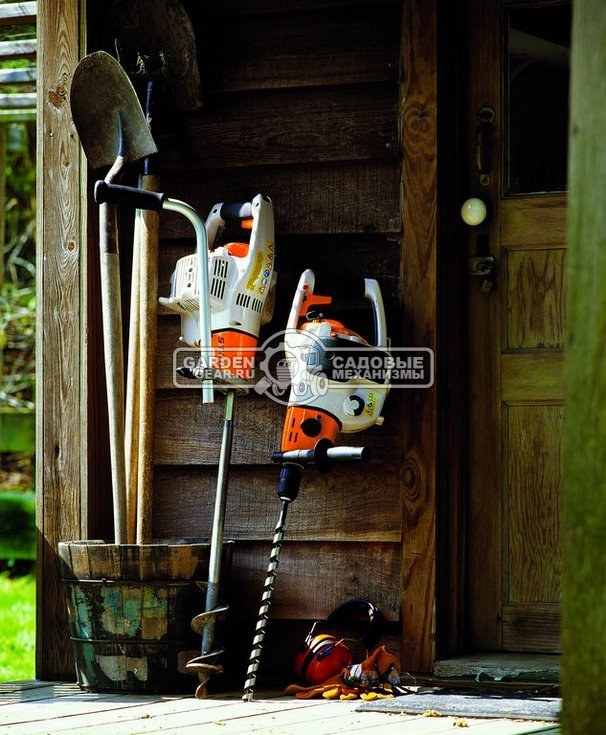 Бензобур Stihl BT 45 с рукояткой для шнеков ( 27,2 см3, 1.1 л.с., шнеки, для одного оператора, 4.8 кг)