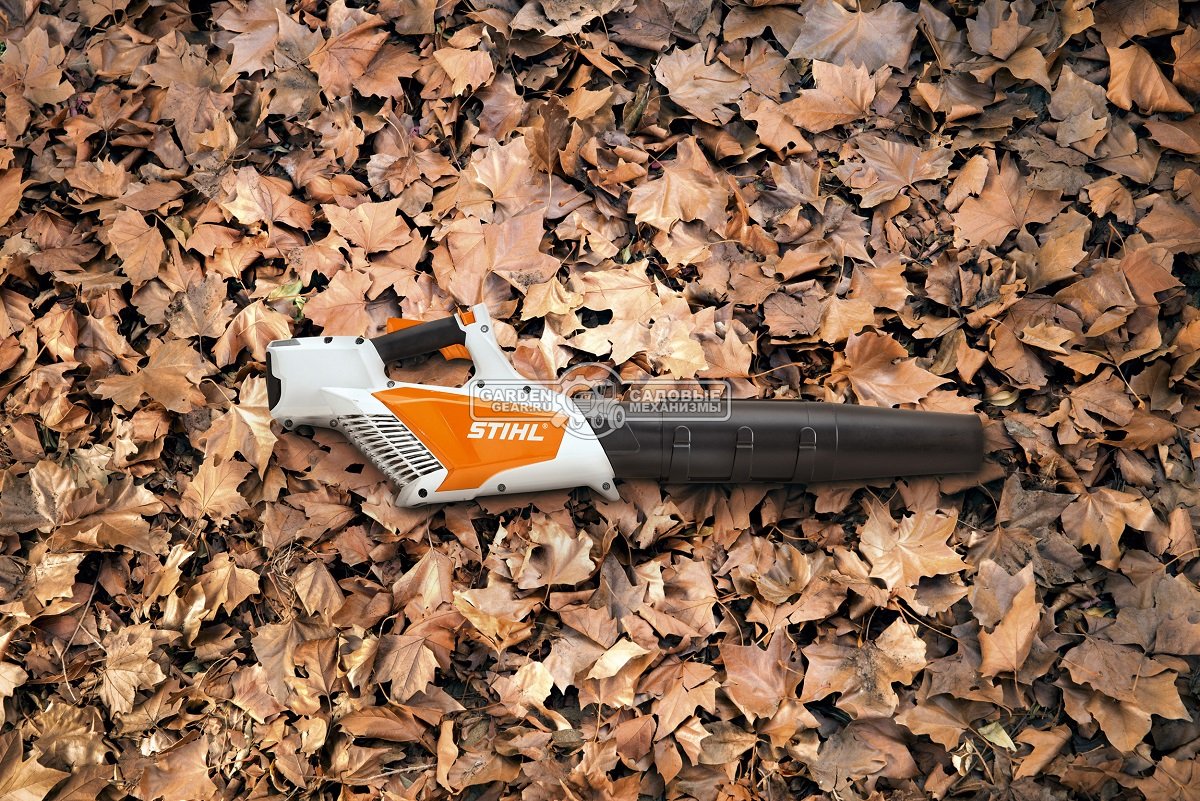 Воздуходувка аккумуляторная Stihl BGA 57 SET c АКБ AK 20 и ЗУ AL 101 (AUT, 36В Compact, макс. расход воздуха 620 м3/ч, скорость 55 м/с., 3,5 кг.)