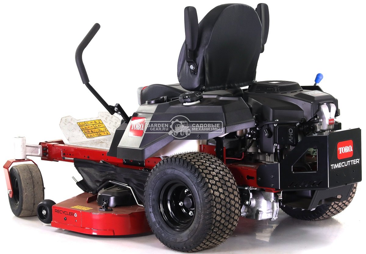 Садовый райдер Toro TimeCutter 74694 с нулевым радиусом разворота (USA, Toro V-Twin, 708 куб.см., гидростатика, ширина кошения 127 см., 288 кг.)