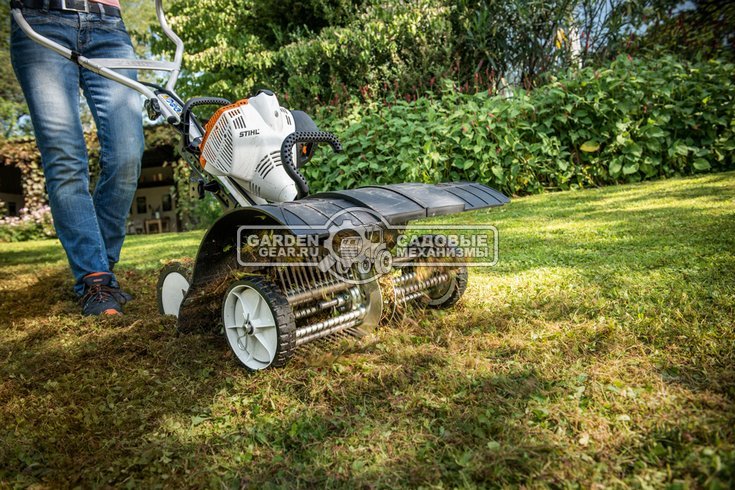 Мульти двигатель Stihl MM 56 + фреза BF-MM (USA, 27,2 куб.см., 0,85 кВт/1,2 л.с., 2-Mix, 10,3 кг.)