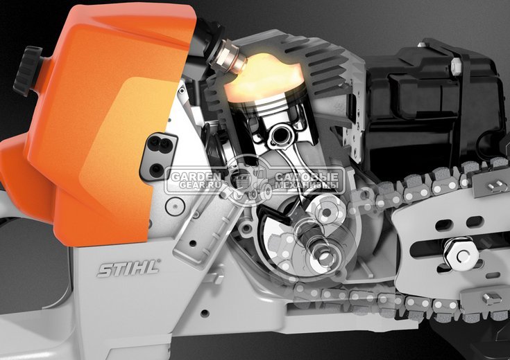 Цепной бензорез Stihl GS 461 GBE (76,5 см3, 4,3 кВт., алмазная цепь, длина реза 30 см, 7,6 кг.)