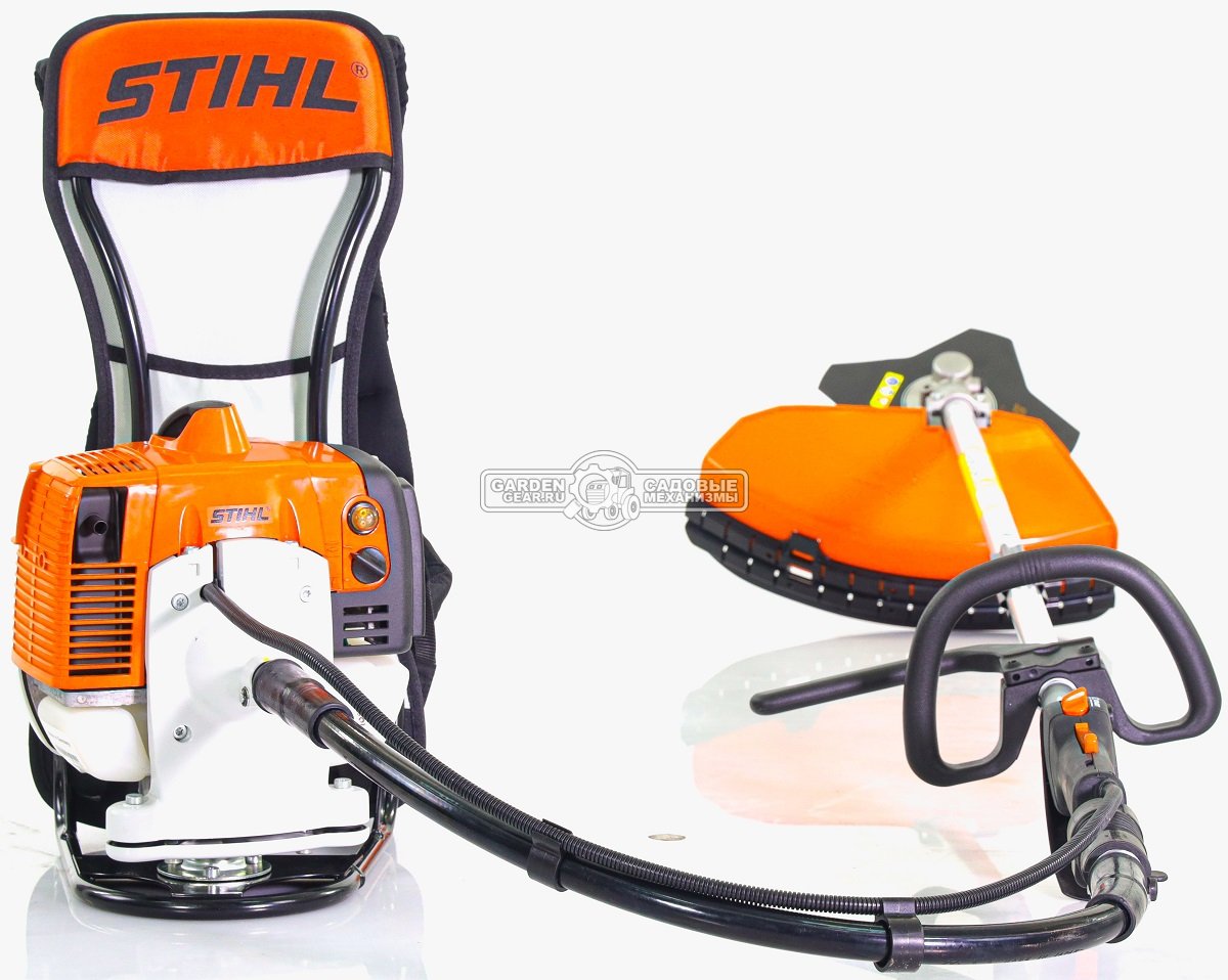 Бензокоса ранцевая Stihl FR 450 (GER, 44,3 куб.см., 2,1 кВт/2,9 л.с., ElastoStart, длина - 177 см., диск 24 зуба KSB MZ 225-24, леска опция,10.4 кг.)