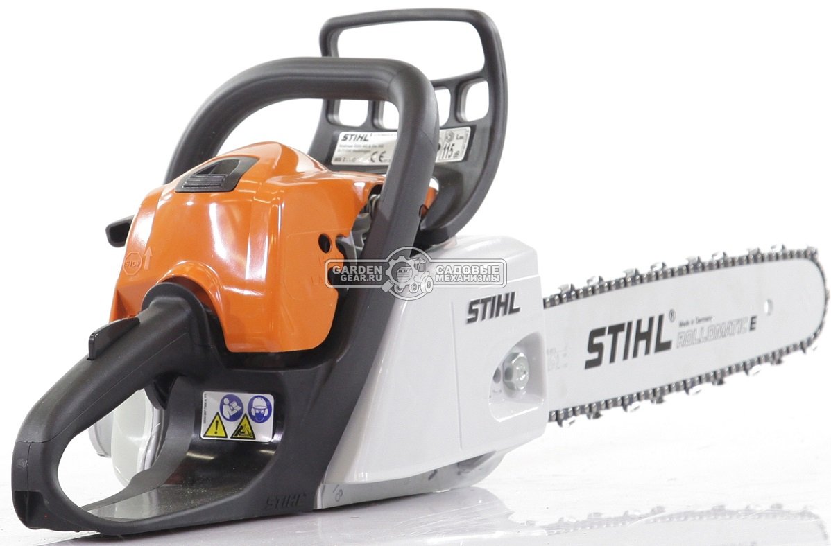 Бензопила Stihl MS 211 16&quot; (USA, 35,2 куб.см., 1,7 кВт/2,3 л.с., 2-MIX, 3/8&quot;, 1,3 мм., 55E, 4,3 кг.)