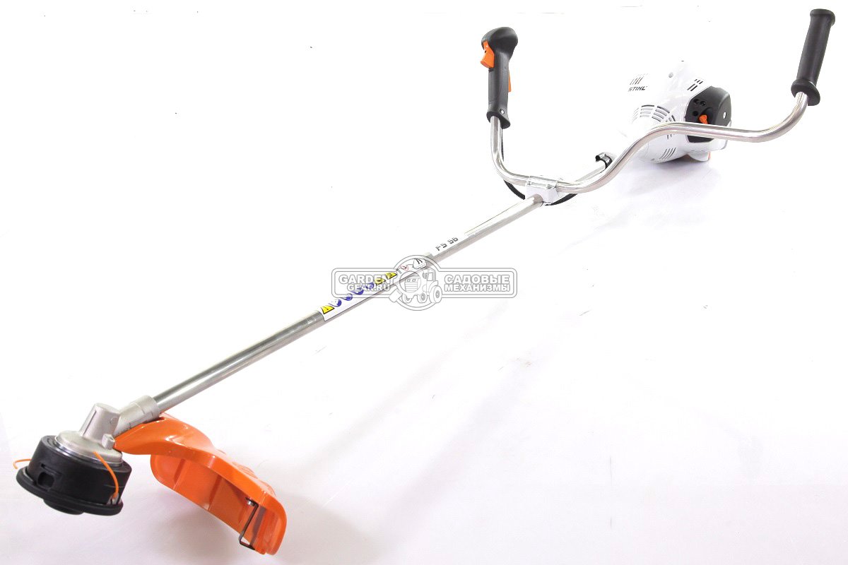 Бензокоса Stihl FS 56 (USA, 27,2 куб.см., 0,8 кВт/1,1 л.с., 2-MIX, нож DM 2F-230, AutoCut 25-2 леска 2,4 мм., 5,1 кг.)