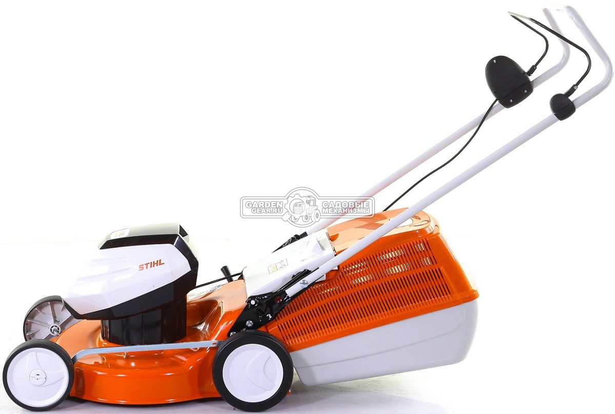 Газонокосилка аккумуляторная Stihl RMA 248.0 без АКБ и ЗУ (AUT, 36В Compact, 46 см., несамоходная, сталь, травосборник 55 л., 20,8 кг.)