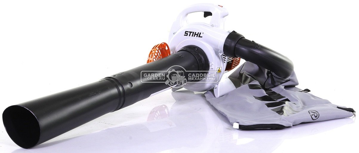 Садовый пылесос воздуходувка бензиновая Stihl SH 56 (USA, 27,2 см3, 0,7 кВт./1,0 л.с., макс. расход воздуха 730 м3/ч, 71 м/с, мешок - 45 л., 5,2 кг.)