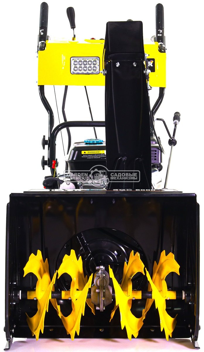 Снегоуборщик Huter SGC 6000 (PRC, 62 см, Huter, 8.0 л.с., эл/стартер 220В, фара, скорости 6/2, 85 кг)