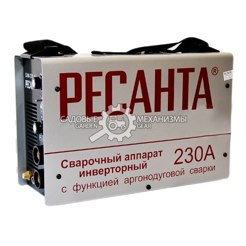 Сварочный аппарат инверторный Ресанта САИ 230-АД (PRC, 220 В, 10-230 А, 11,5 кг)