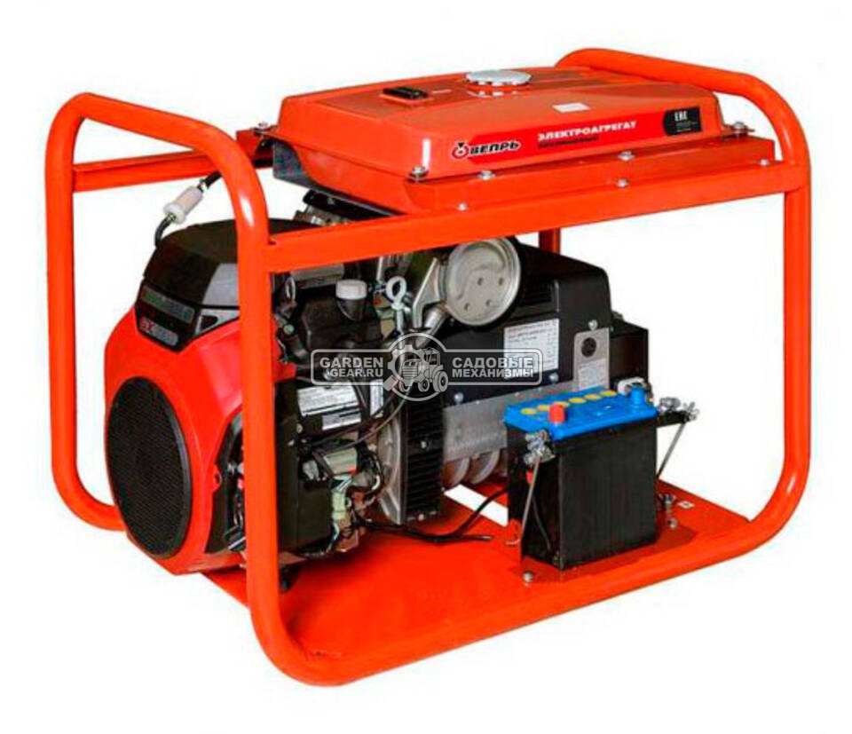 Бензиновый генератор Вепрь АБП 12-Т400/230 ВХ-БСГ трехфазный (RUS, Honda GX630, 12.0/13.2 кВт, 25 л, эл/стартер, 150 кг)