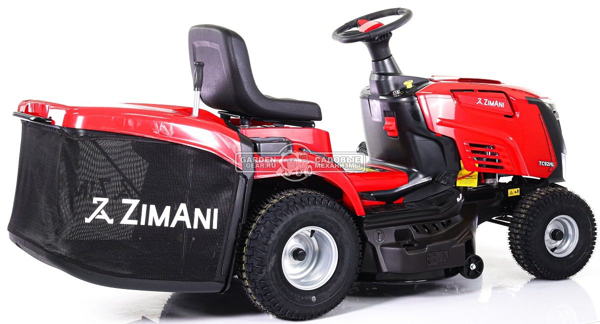 Садовый трактор ZimAni TC92HL (PRC, Loncin LC1P92F-1, 452 куб.см., гидростатика, травосборник 300 л., ширина кошения 92 см., 191,5 кг.)