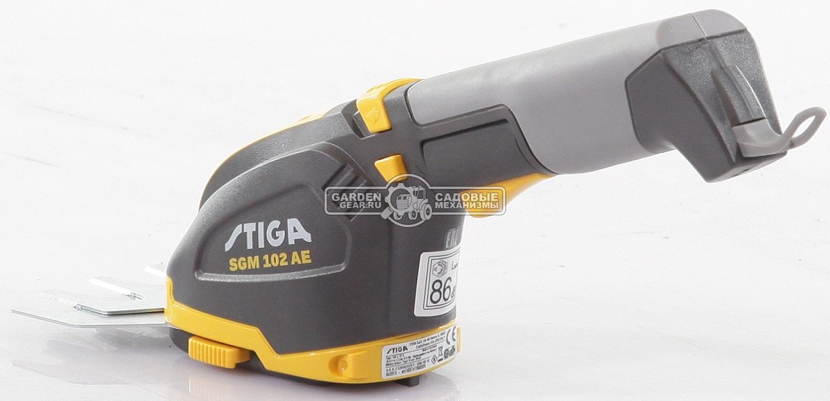 Ножницы для газонов аккумуляторные + кусторез Stiga Multi-Mate SGM 102 AE (GER, Li-Ion, 10,8В, 2,5 Ач., ножницы 11 см., кусторез 18 см., 0,65 кг.)
