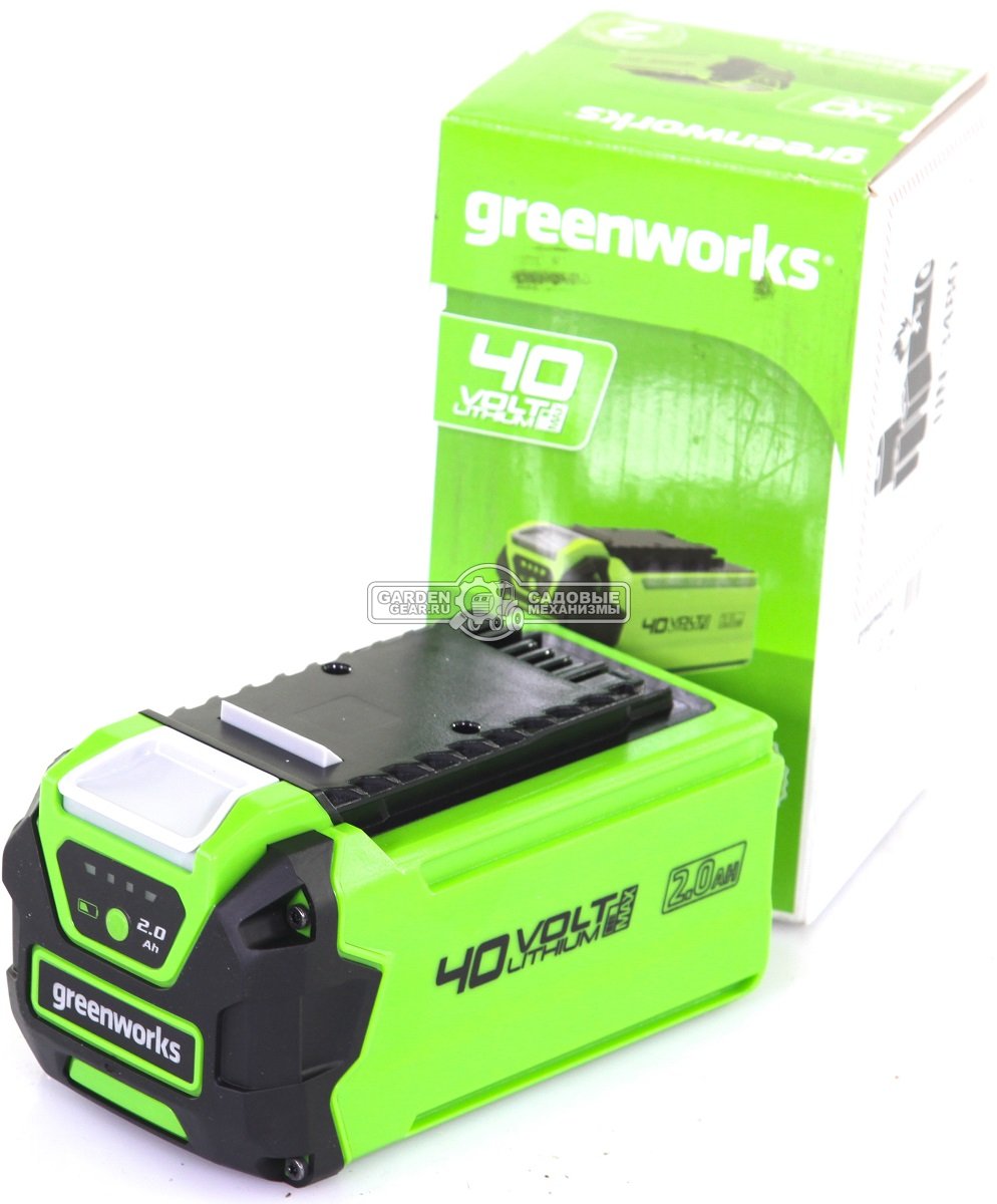 Аккумулятор GreenWorks G40B2 (PRC, Li-ion, 40V, 2 А/ч)