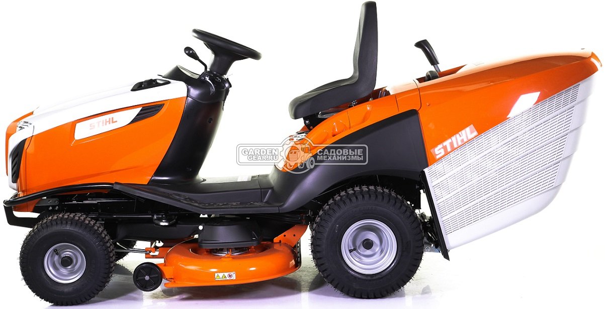 Садовый трактор Stihl RT 5112.1 Z (AUT, Stihl EVC 7000, 635 куб.см., гидростатика, травосборник 350 л., ширина кошения 110 см., 258 кг.)