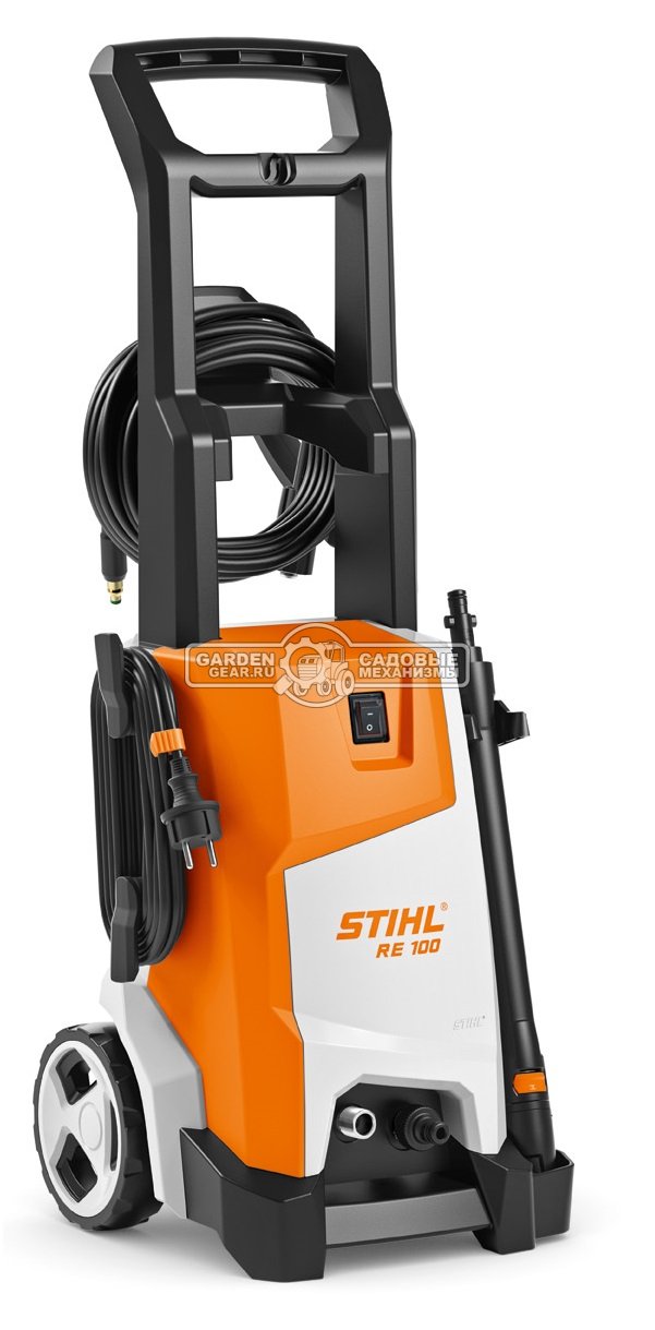 Мойка высокого давления Stihl RE 100 (PRC, 10-110/120 Бар, 380/440 л/ч., шланг 6 м., 16,6 кг.)