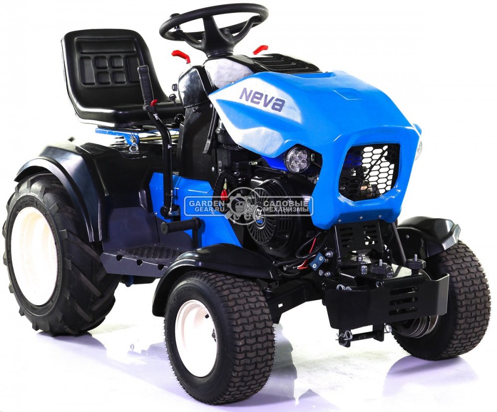 Садовый трактор Нева MT1-Yamaha (RUS, дека 110 см. - опция, Yamaha MX400, 400 см3, механич.трансмиссия, фара, боковой выброс, 395 кг)