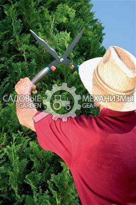 Ножницы для живой изгороди Gardena EasyCut (общая длина 535 мм, длина ножей 230 мм, волнообразная заточка лезвий)