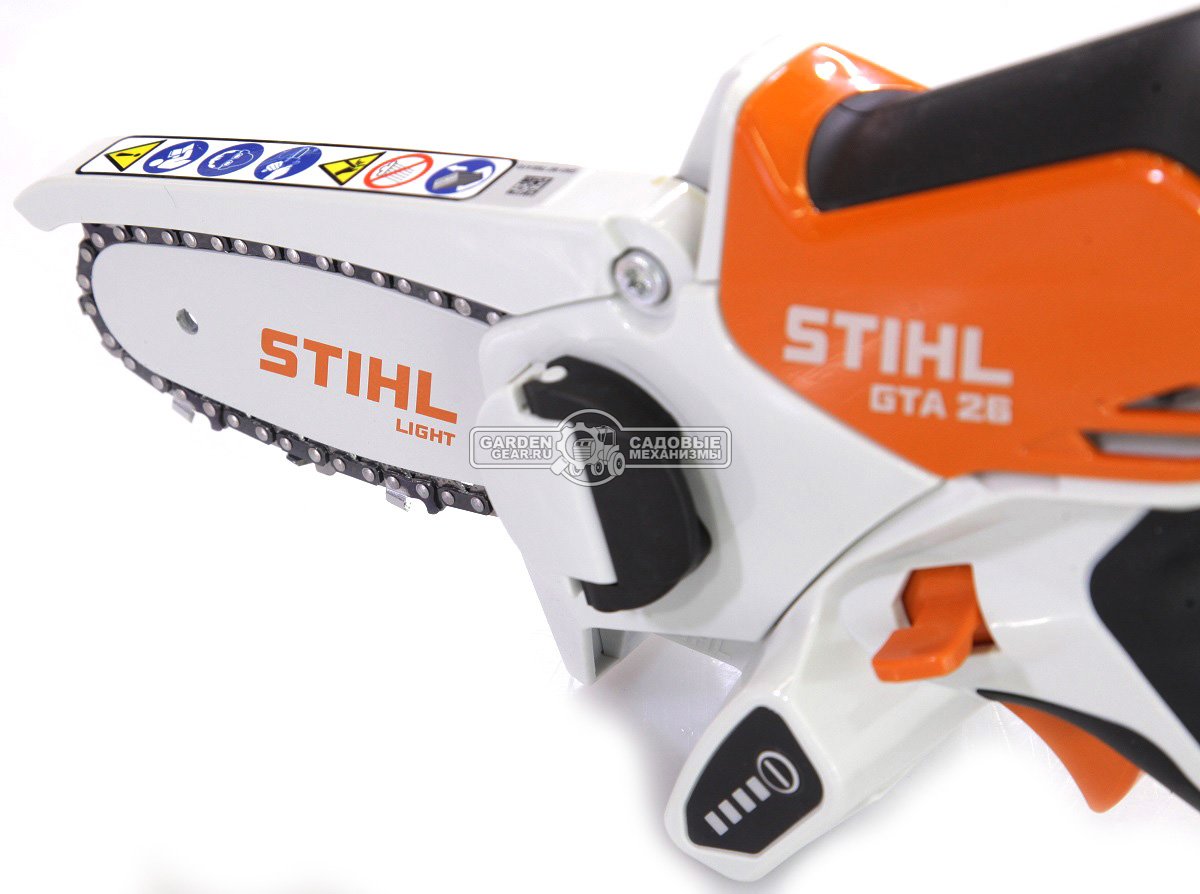 Аккумуляторный сучкорез Stihl GTA 26 без АКБ и ЗУ (GER, 4&quot;, PM3 1/4&quot;, 1,1 мм., 28E, сумка, 1,2 кг.)