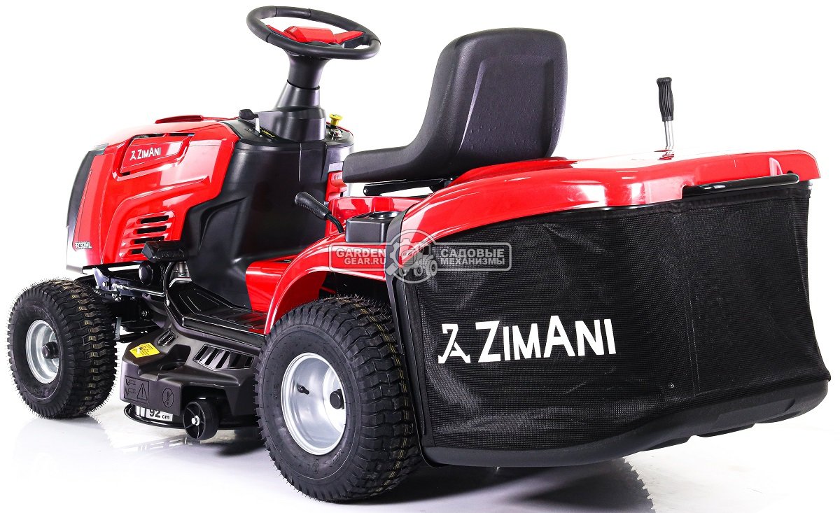 Садовый трактор ZimAni TC92HL (PRC, Loncin LC1P92F-1, 452 куб.см., гидростатика, травосборник 300 л., ширина кошения 92 см., 191,5 кг.)