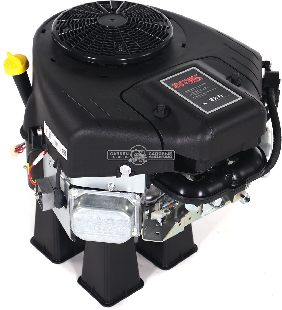 Бензиновый двигатель Briggs&Stratton 8240 Intek V-Twin (USA, 22 л.с., 724 см3., вертикальный вал, диам 25,4 мм, L 80,20 мм, 36,8 кг.)