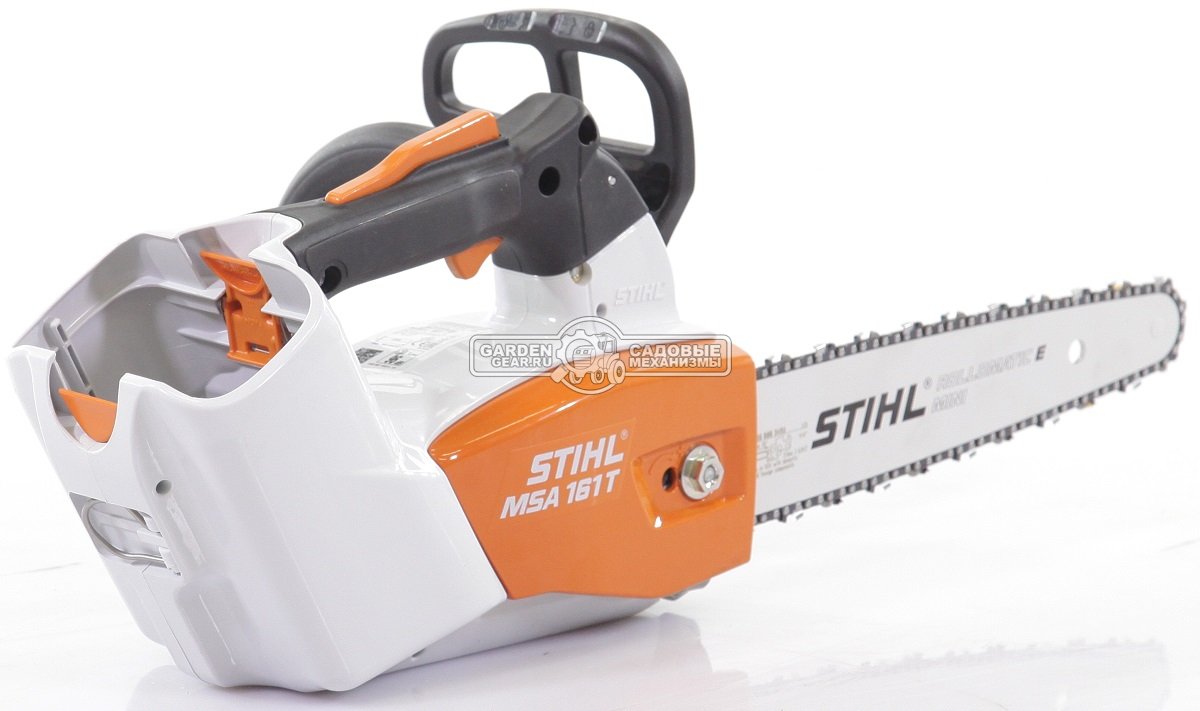 Аккумуляторная цепная пила - сучкорез Stihl MSA 161 T 10&quot; SET c AP200 и AL300 (AUT, 36В Pro, 1/4&quot;P, 1,1 мм., 57E, 3,8 кг.)