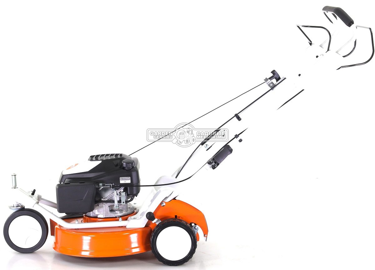 Газонокосилка бензиновая Stihl RM 3.1 RT мульчирующая (AUT, 48 см, самоходная задний привод, Stihl EVC 300.0 166 куб.см. сталь, боковой выброс, 31 кг)